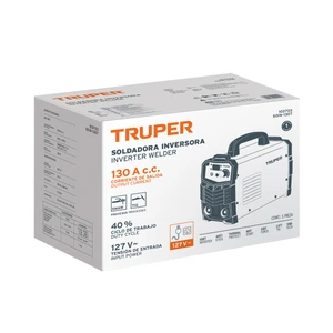 Soldadora inversora 130A, 127V, TRUPER