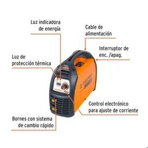 Soldadora inversora 160A, 220V, TRUPER