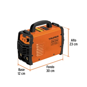 Soldadora inversora 160A, bi-voltaje 127/220V, TRUPER