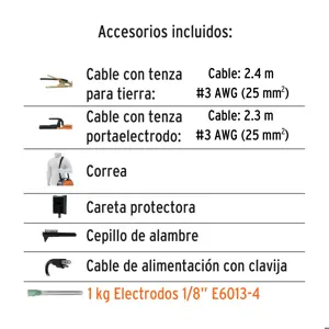 Soldadora inversora 200A, 220V, TRUPER