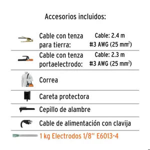 Soldadora inversora 250A, 220V, TRUPER