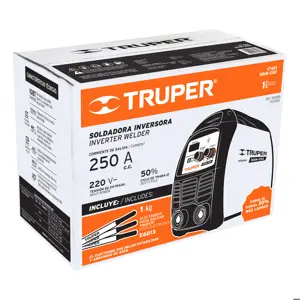 17411 / SOIN-250 Soldadora inversora 250 A, 220 V, Truper
