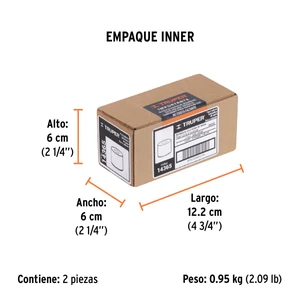 Truper Soldadura con núcleo resina 50/50, tubería hidráulica, 450 g