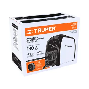 13192 / SOMI-130T Soldadora para microalambre, 130 A, Truper