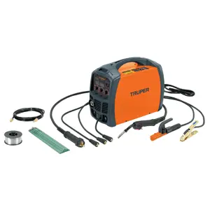 Soldadora para microalambre y electrodo, 130 A, Truper