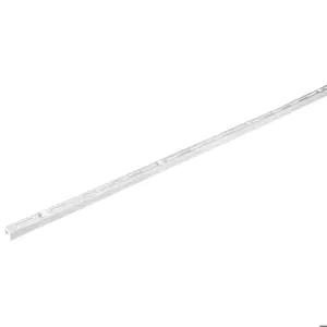 47710 / SOMO-10CS Cremallera sencilla blanca para ménsulas planas, 1m, Fiero