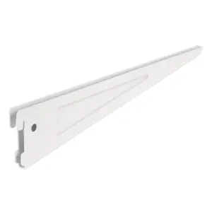 47716 / SOMO-14MD Ménsula plana blanca para cremallera doble, 37cm, Fiero