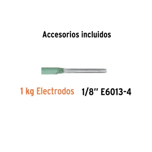 Truper Soldadora arco eléctrico, corriente alterna,compacta, 180 A