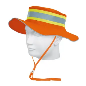 14009 / SR-600N Sombrero naranja alta visibilidad con reflejante, Truper