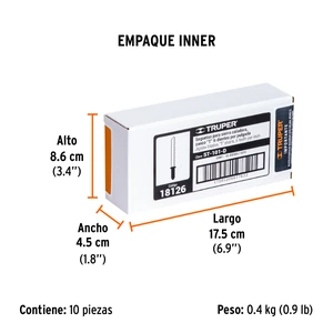 Truper Blíster con 5 seguetas 6 DPP zanco 