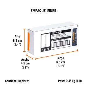 Truper Blíster con 5 seguetas 8 DPP zanco 
