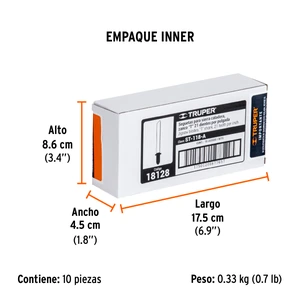 Truper Blíster con 5 seguetas 21 DPP zanco 