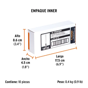 Truper Blíster con 5 seguetas 8 DPP zanco 
