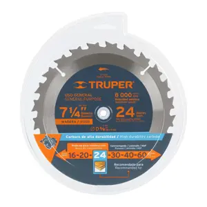 18300 / ST-724 Truper Disco sierra 7- 1/4