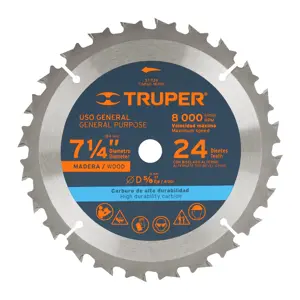 Truper Disco sierra 7- 1/4