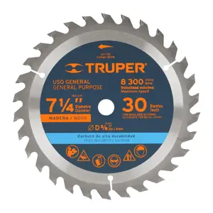 Truper Disco sierra 7- 1/4