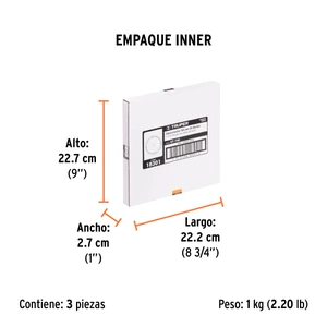 Truper Disco sierra 7- 1/4