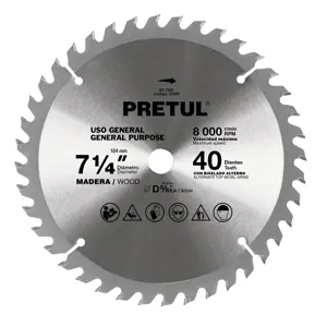 27056 / ST-740P Disco sierra 7-1/4