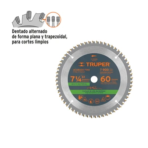 Truper Disco sierra 7-1/4