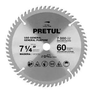 27059 / ST-760P Disco sierra 7-1/4