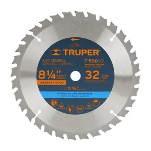 12682 / ST-832 Truper Disco sierra 8-1/4