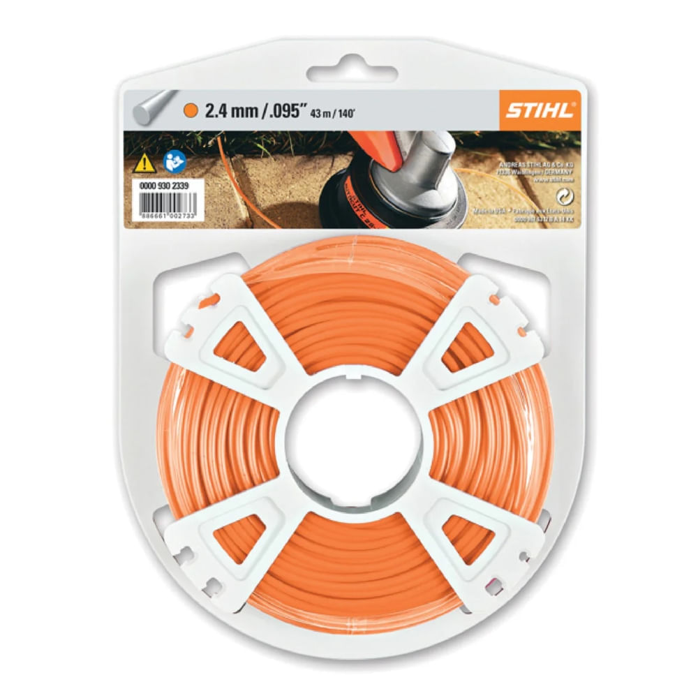 Hilo corte redondo Ø 2,4 mm x 14,0 m