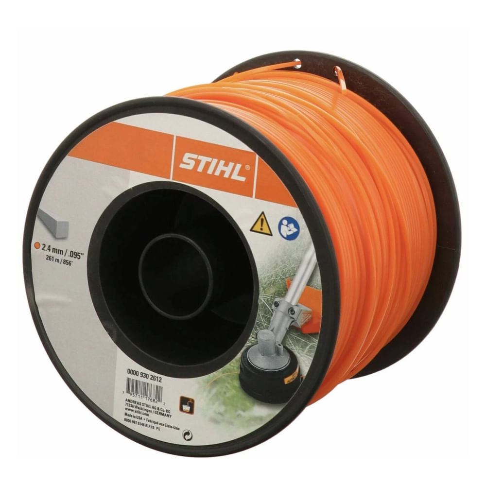 Hilo corte cuadrado Ø 2,4 mm x 253,0 m