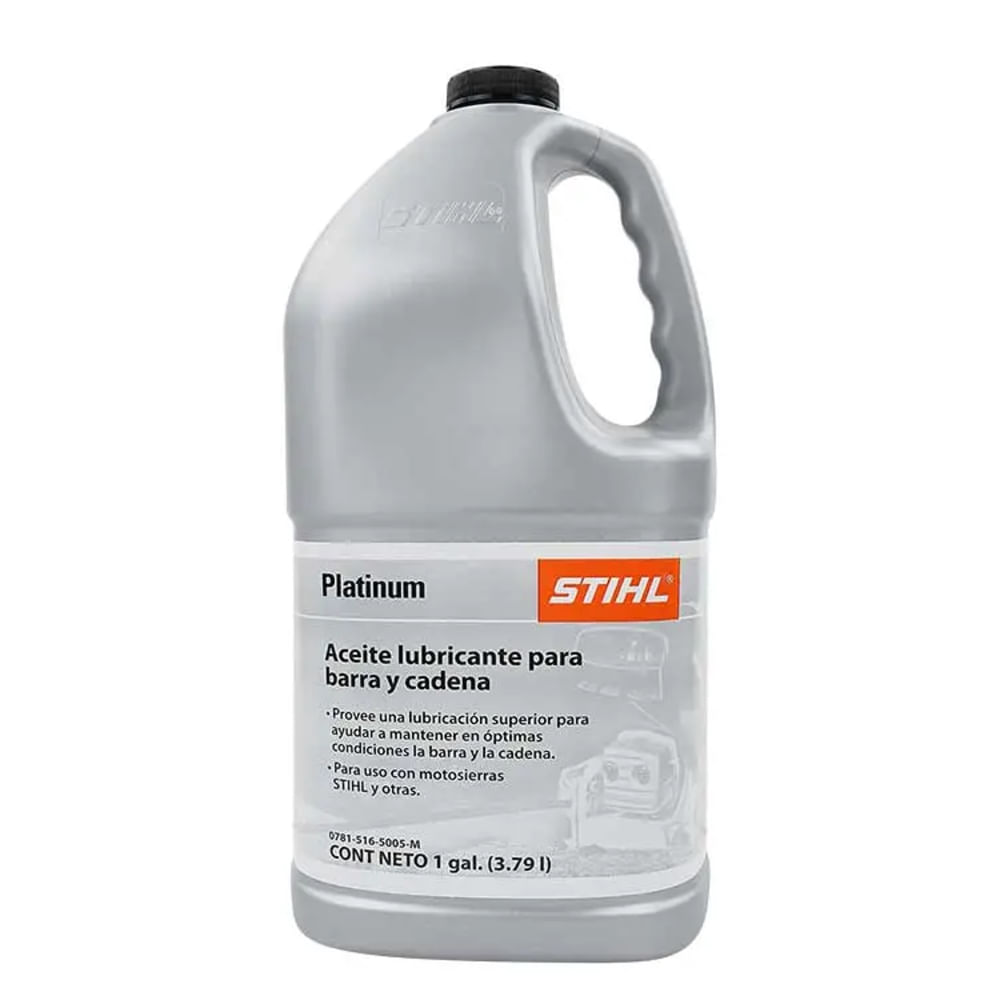 STIHL-0781-516-5005 / 0781-516-5005 Aceite Platino Woodcutter espada y cadena 1 gal.