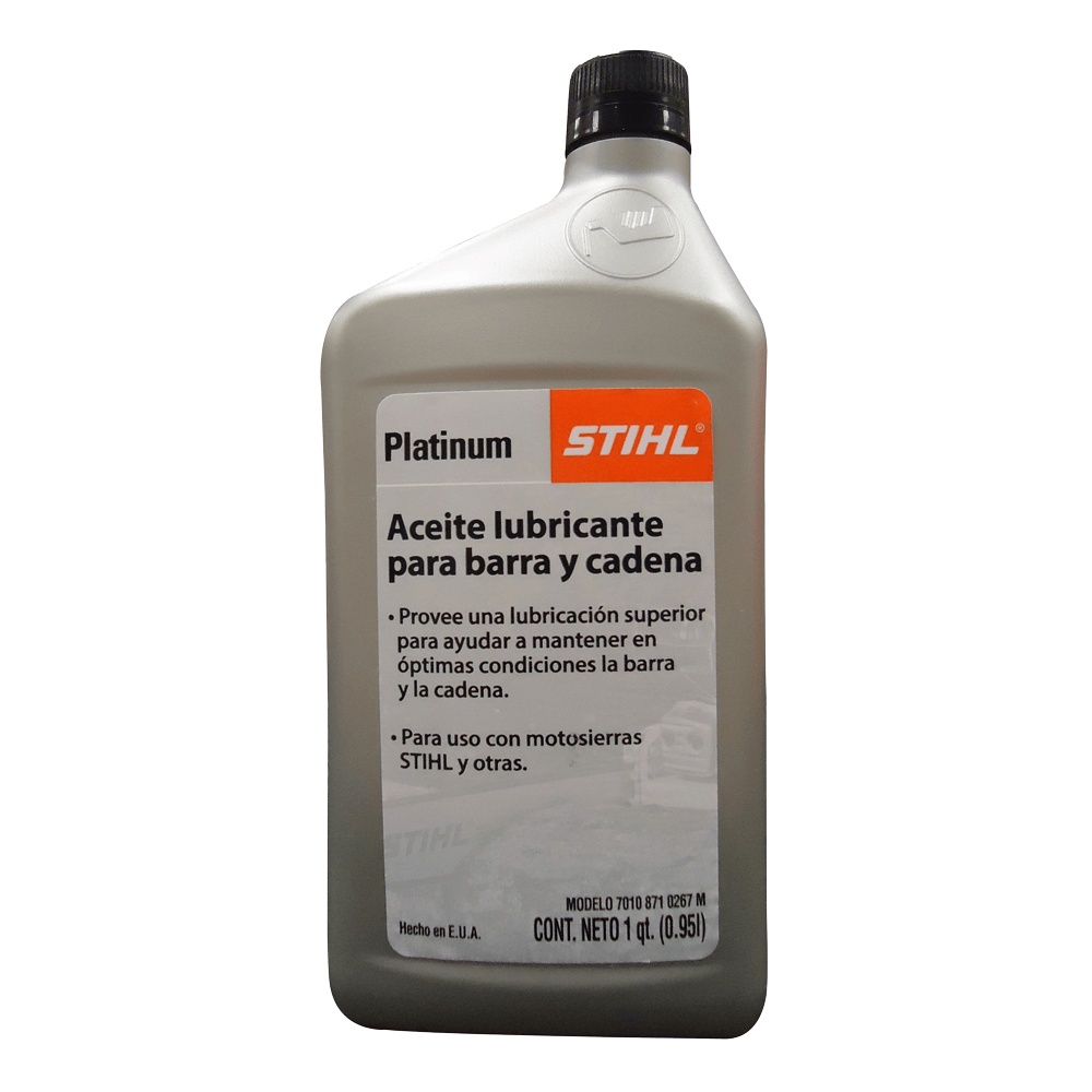 STIHL-7010-871-0267 / 7010-871-0267 Aceite Platino Woodcutter espada y cadena 1 litro