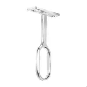 48979 / STO-5 Soporte central para tubo ovalado de clóset, Hermex