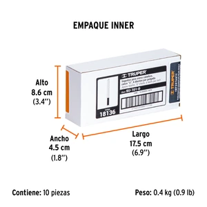 Truper Blíster con 5 seguetas 6 DPP zanco 