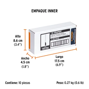 Truper Blíster con 5 seguetas 14 DPP zanco 