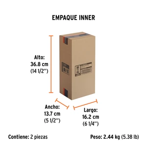 Sujetador con matraca carga máxima 2250 kg, Truper
