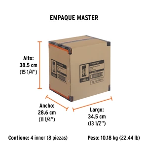 Sujetador con matraca carga máxima 2250 kg, Truper