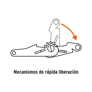 Truper Juego de 2 sujetadores con matraca, carga máxima 408 kg