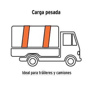 Sujetador con matraca carga máxima 7500 kg, Truper