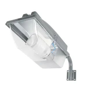 Volteck Luminario suburbano de ABS 45 W sensor de luz, con lámpara