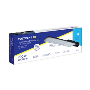 Volteck Luminario suburbano plano de LED 200 W alta intensidad