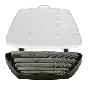 Surtek-107040 / 107040 Juego de extractor "cola de cochino" para tornillos, 5 piezas Surtek