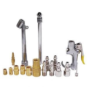 Surtek-108141 / 108141 Juego de accesorios neumáticos, 17 piezas Surtek