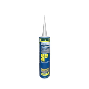 Surtek-113450 / 113450 Silicón color transparente, 280 ml Surtek