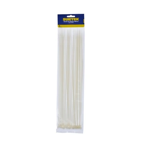 Surtek-114212 / 114212 Cinchos plásticos 300 x 4.6 mm, tensión 22 kg de 50 piezas, color blanco Surtek