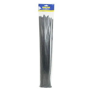 Surtek-114213 / 114213 Cinchos plásticos 300 x 4.6 mm, tensión 22 kg de 50 piezas, color negro Surtek