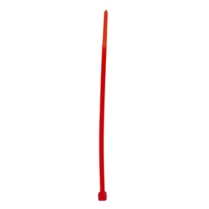 Surtek-114254 / 114254 Cinchos plásticos 150 x 3.6 mm , tensión 18 kg de 50 piezas, color rojo