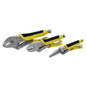 Surtek-115085 / 115085 Juego de pinzas de presión con mango bimaterial, 3 piezas Surtek