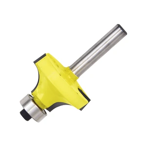 Surtek-119273 / 119273 Broca para router de acero redondeadora para moldura con balero 1-1/2" zanco de 1/4" Surtek