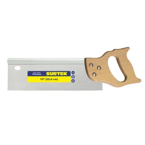 Serrucho con mango de madera de costilla de 14" Surtek
