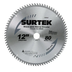Disco para sierra circular para corte madera Surtek