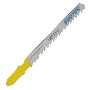 Surtek-120763 / 120763 Segueta para sierra caladora 6 dpp, acabado grueso, zanco T, 5 piezas Surtek