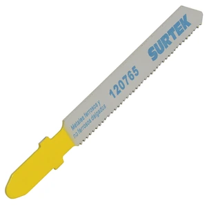 Surtek-120765 / 120765 Segueta para sierra caladora 21 DPP, super fino, zanco T, 5 piezas Surtek